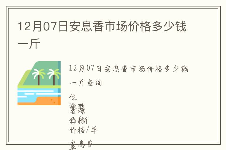 12月07日安息香市場(chǎng)價(jià)格多少錢一斤