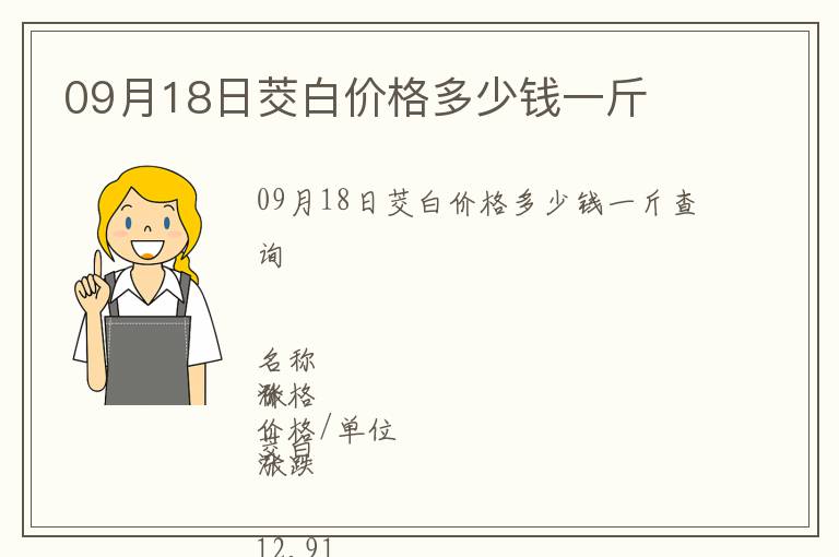 09月18日茭白價(jià)格多少錢一斤